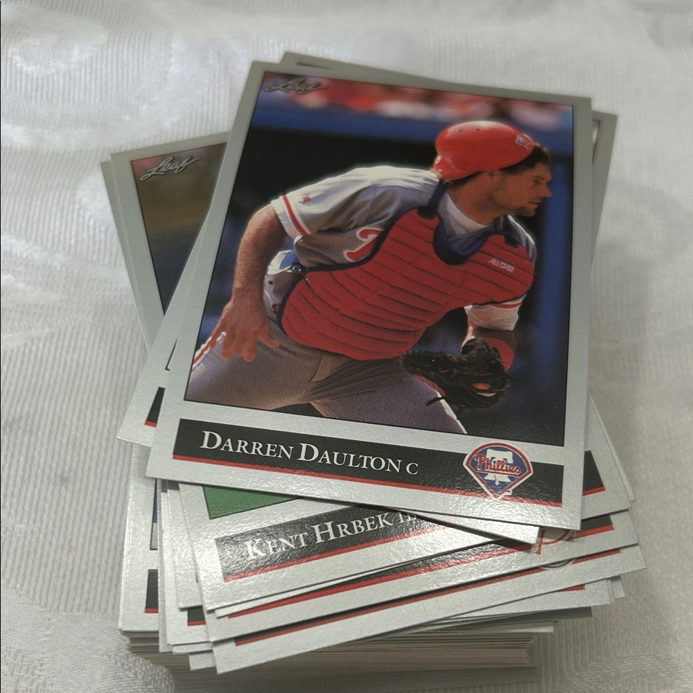 Baseball Trading Cards Set of 80+ cards